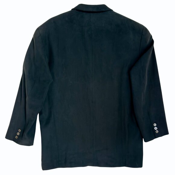 Tori Richard Mens Silk Blazer Jacket Size L Monogram Buttons 3 Button Lined - Picture 6 of 13